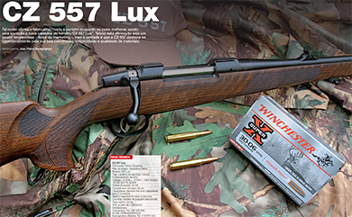 CZ 557 LUX - REVISTA CAÇA & CÃES DE CAÇA 2014